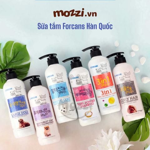  Sữa tắm Forcans Hàn Quốc cho chó mèo 