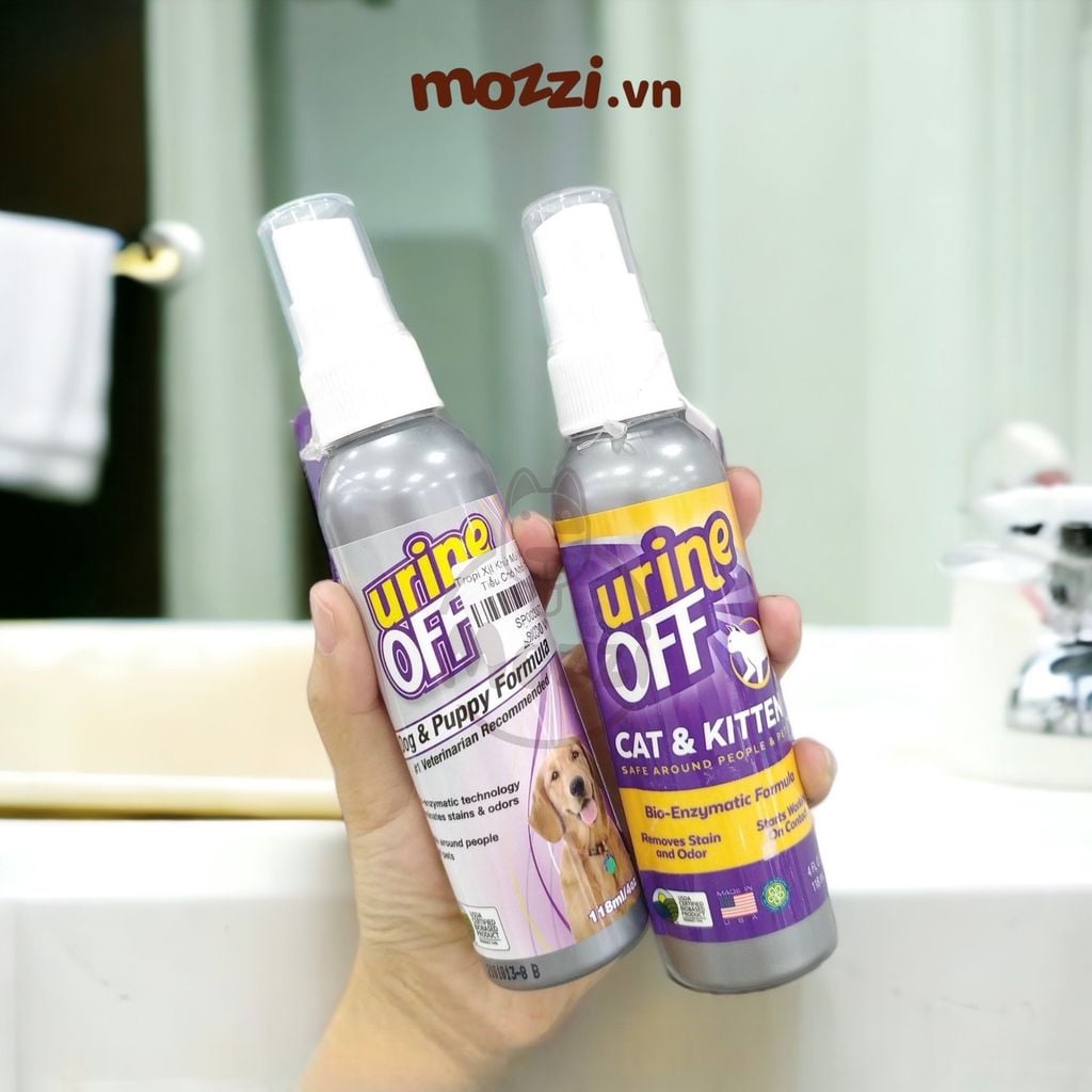 Urine Off Xịt khử mùi và khử ố nước tiểu chó mèo