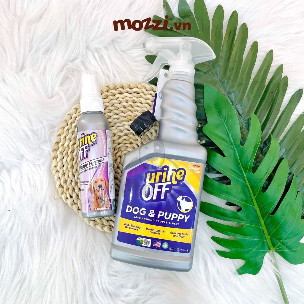 Urine Off Xịt khử mùi và khử ố nước tiểu chó mèo