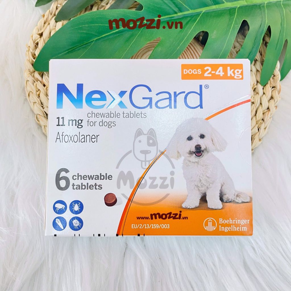 Viên nhai trị ve bọ chét Nexgard cho chó