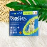  Viên nhai tẩy giun trị ve bọ chét Nexgard Spectra cho chó 