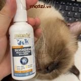  Chai xịt mau lành vết thương ngoài da Nano Silvergiene giảm hôi miệng viêm nha chu cho chó mèo Chai 60ml 