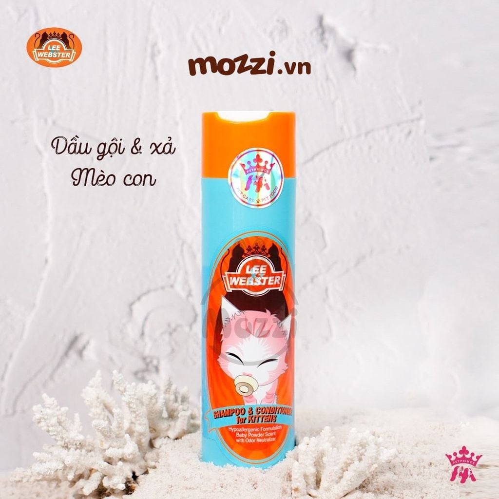 Sữa tắm Lee&Wester Hàn Quốc Tắm xả dành cho mèo Lee Webster Chai 280g