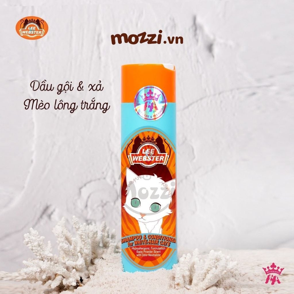 Sữa tắm Lee&Wester Hàn Quốc Tắm xả dành cho mèo Lee Webster Chai 280g