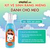 Xịt vệ sinh răng miệng Lee&Webster Chai 130ml cho mèo