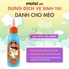 Dung dịch vệ sinh tai Lee&Webster Chai 130ml cho mèo