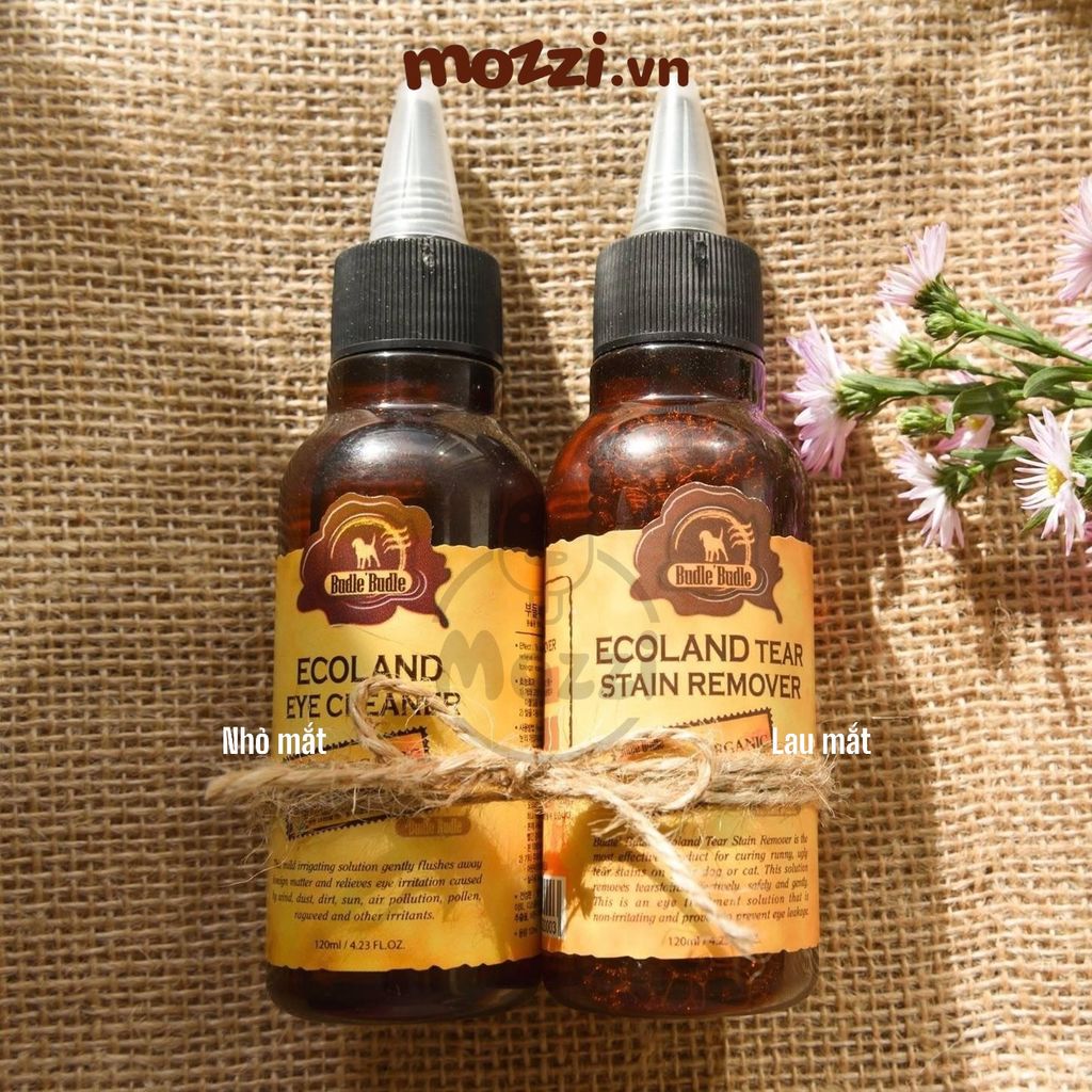 Dung dịch nhỏ mắt Budle'Budle Chai 120ml cho chó