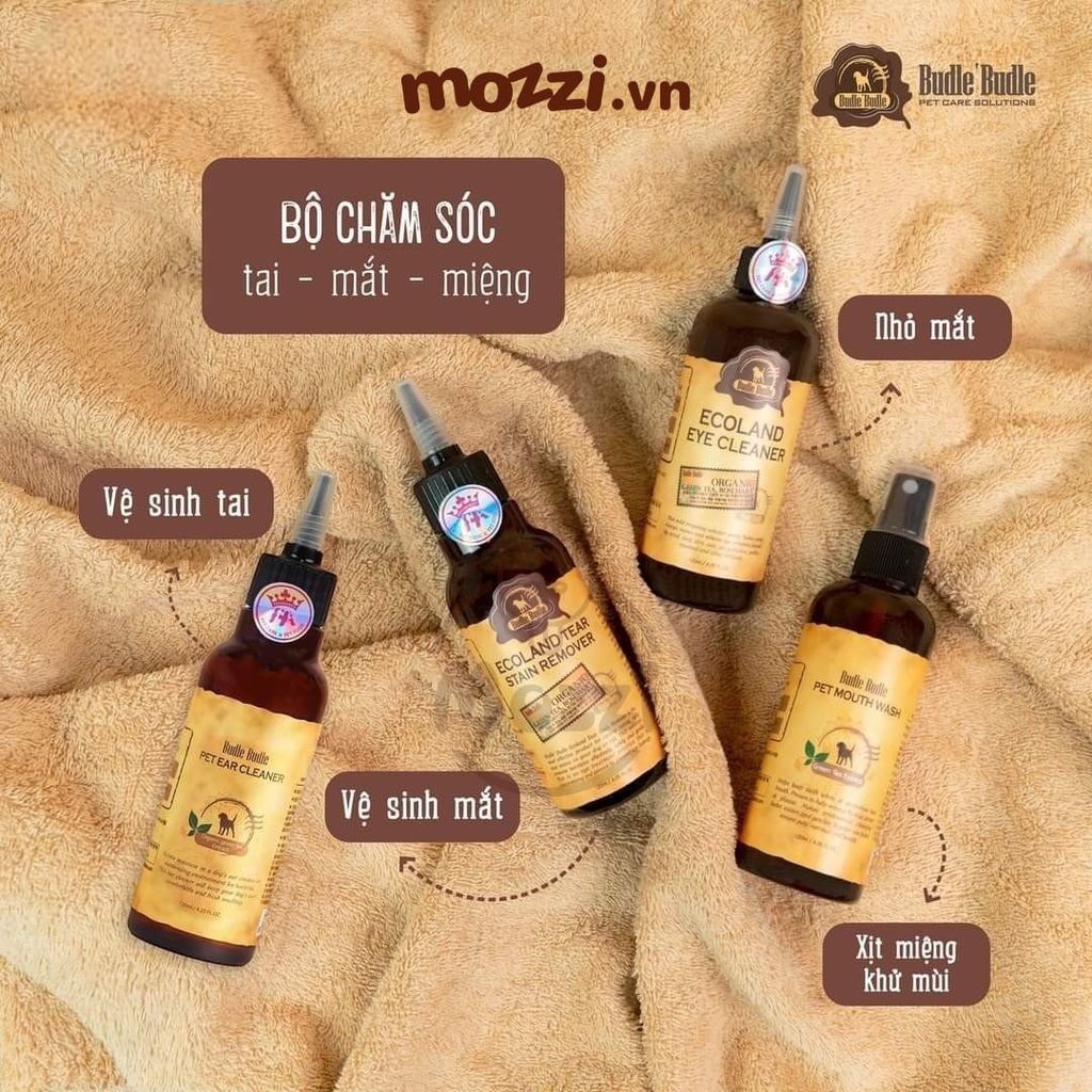 Dung dịch nhỏ mắt Budle'Budle Chai 120ml cho chó