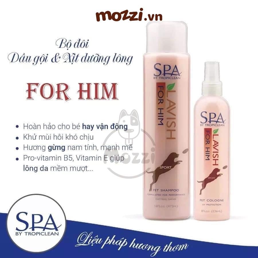 Tropiclean Sữa tắm hương tươi mát 473ml cho chó mèo – Mozzi Pet Shop - Main Image