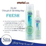  Nước hoa SPA Tropiclean dưỡng lông cho chó mèo Chai 236ml 