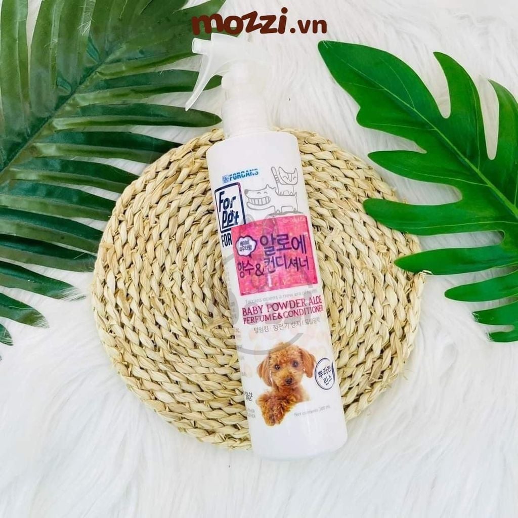 Nước hoa Forcans dưỡng lông khử mùi Hàn Quốc cho chó mèo