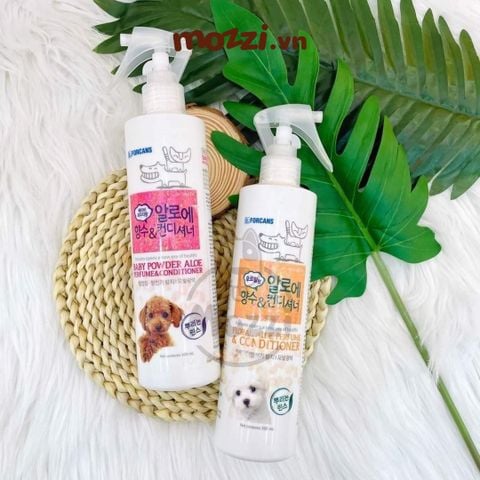  Nước hoa Forcans dưỡng lông khử mùi Hàn Quốc cho chó mèo 