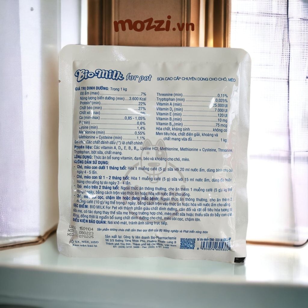 Sữa bột cho chó mèo Bio Milk