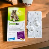  Bayer Drontal Tasty Bone thuốc tẩy giun cho chó 