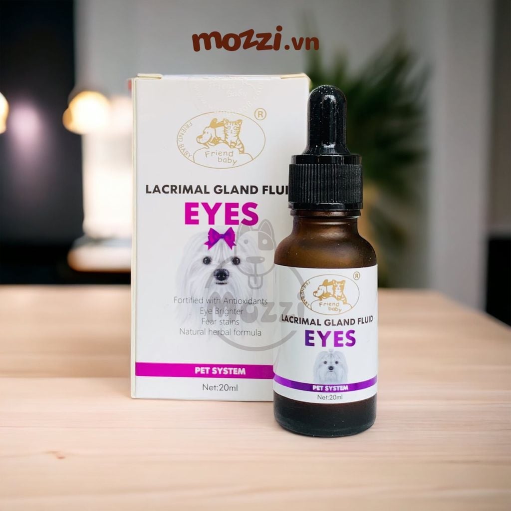 Siro uống chống chảy nước mắt Crimal Gland Fluid Eye Lọ 20ml cho chó mèo