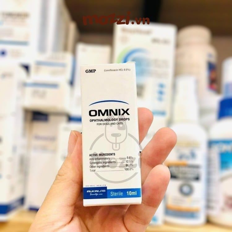 Alkin Omnix Thuốc nhỏ mắt 10ml cho chó mèo