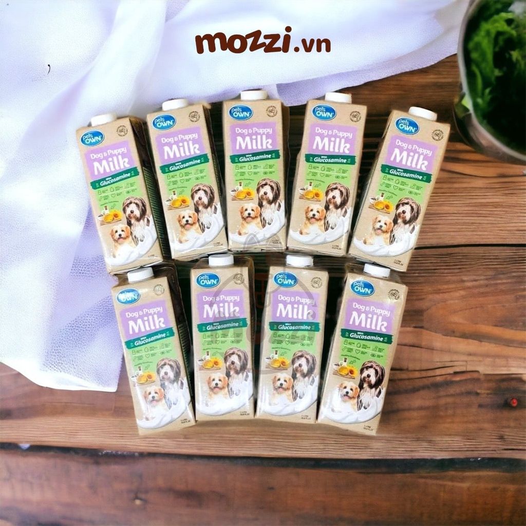 Sữa tươi Úc Pets OWN Hộp 1L với Glucosamine cho chó mèo