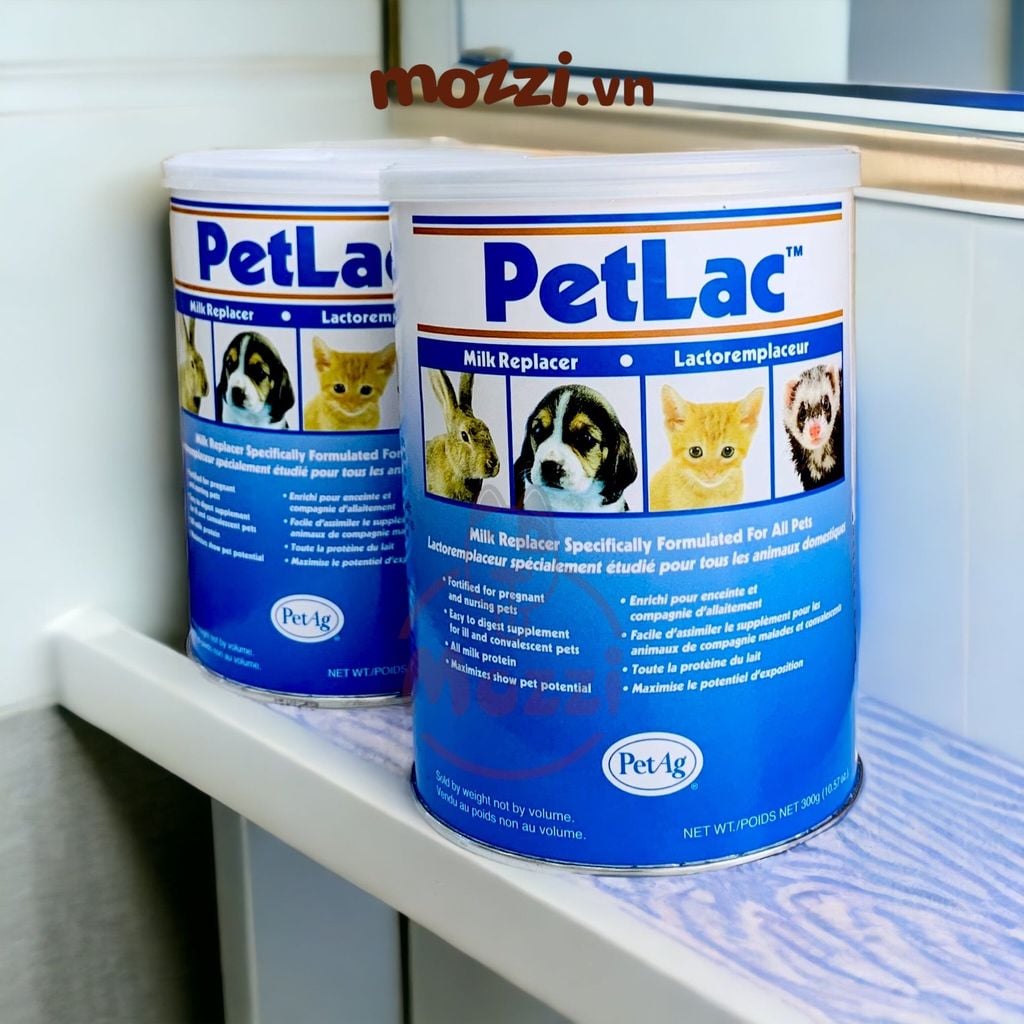 Sữa bột PetLac Pet Powder PetAg Lon 300gr cho thú cảnh