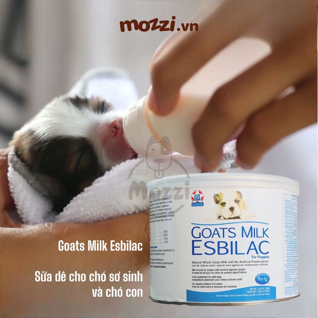 PetAg Goats Milk Esbilac Sữa dê 150gr cho chó sơ sinh