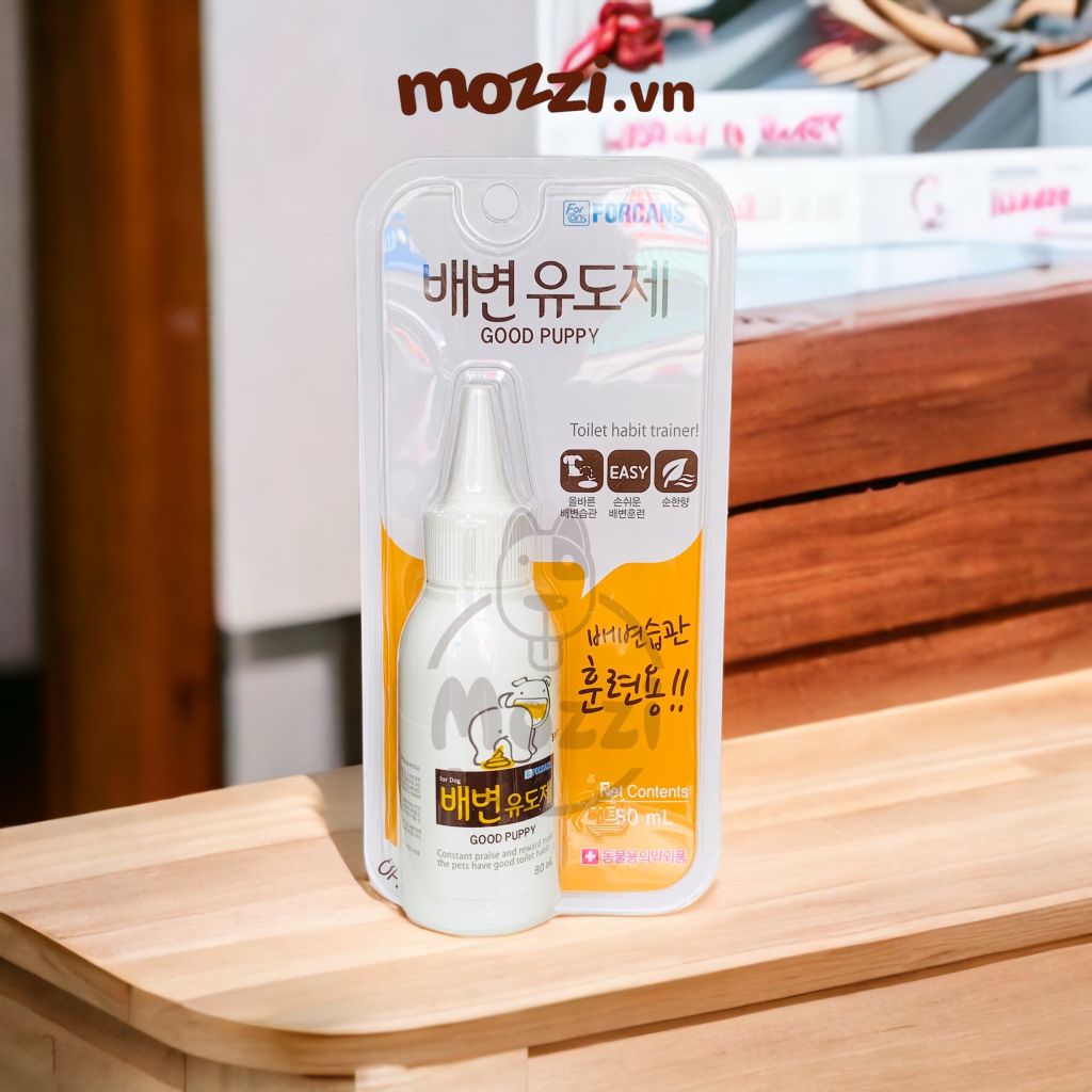 Dung dịch hướng dẫn đi vệ sinh đúng chỗ Forcans Hàn Quốc Chai 80ml cho chó