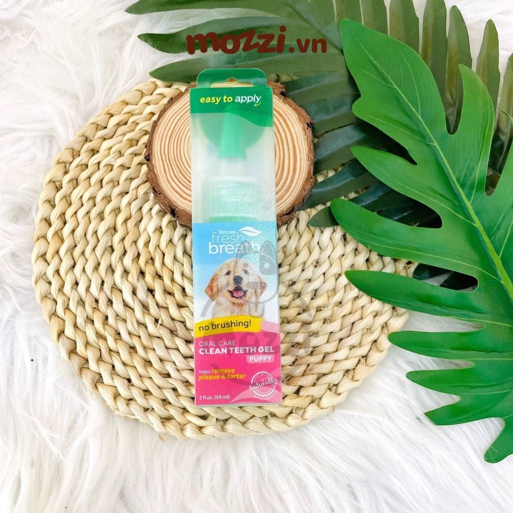 Gel nhỏ sạch răng miệng Tropiclean Fresh Breath Chai 59ml cho chó mèo