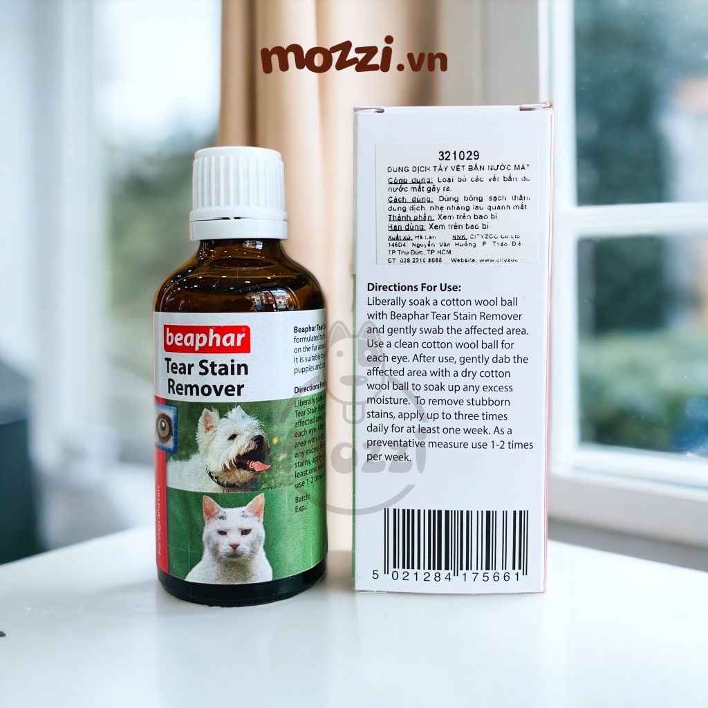 Beaphar Nước rửa khóe mắt cho chó mèo