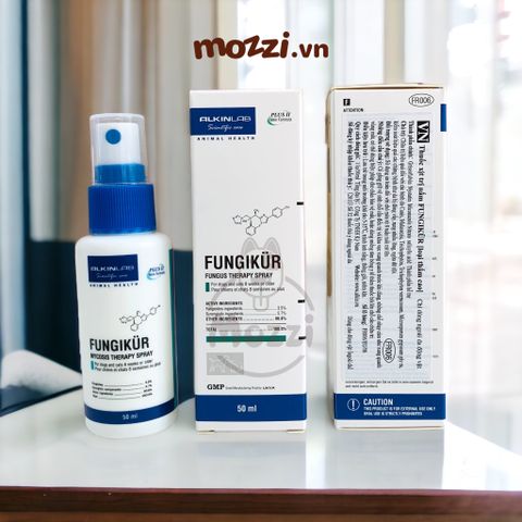  Xịt nấm da Fungikur Alkin Chai 50ml cho chó mèo 