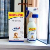  Bio Genta Spray Xịt khử trùng vết thương 100ml cho chó mèo 