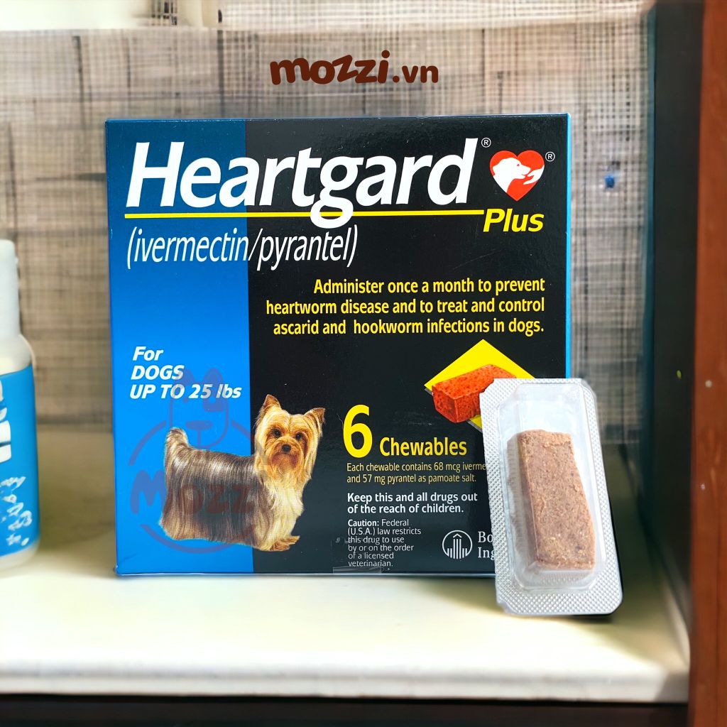 Viên nhai tẩy giun Heartgard cho chó
