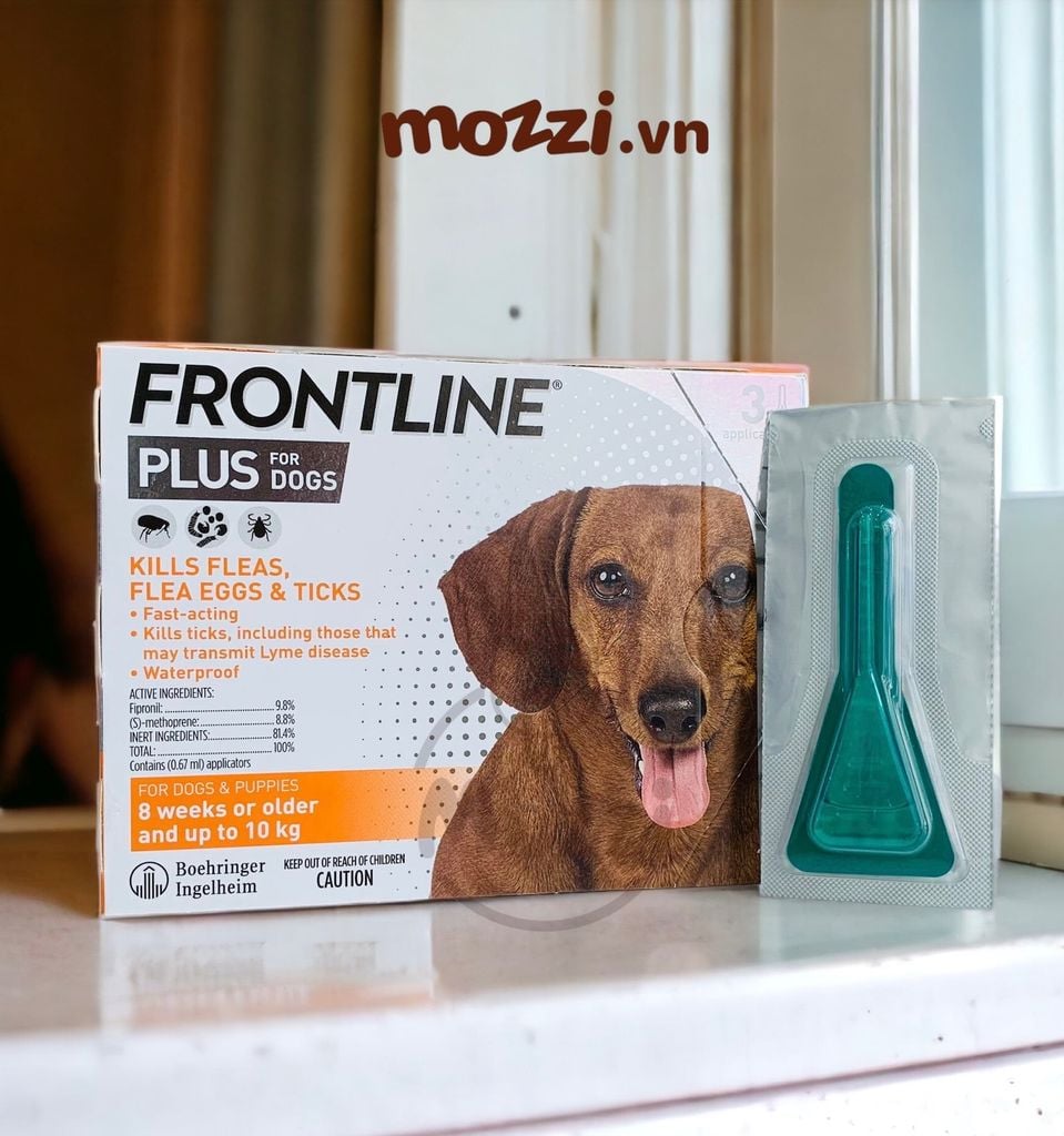 Nhỏ gáy trị ve rận bọ chét Frontline Plus cho chó