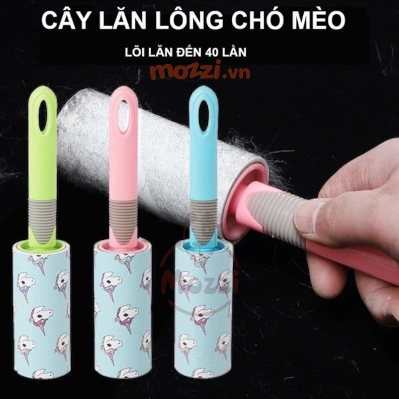Cây lăn bụi và lăn lông chó mèo Hipi tiện lợi