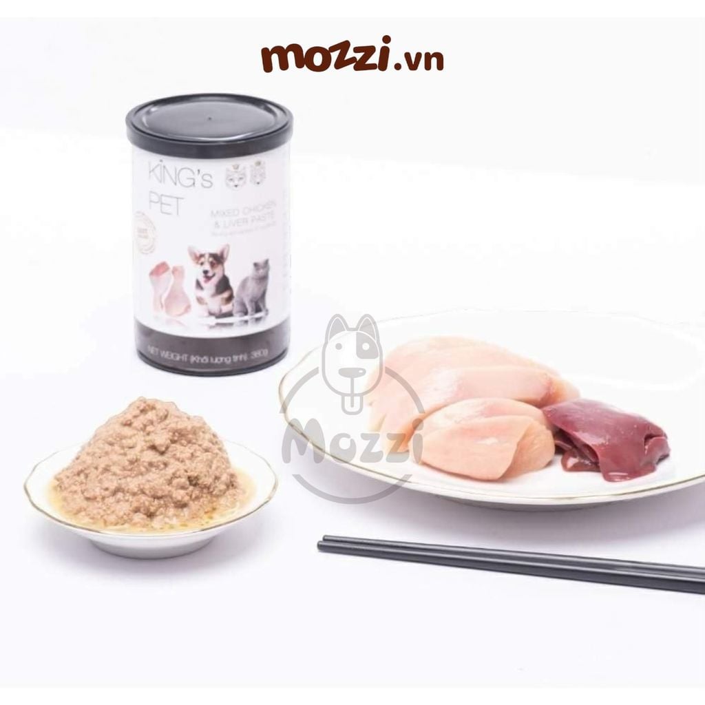Pate cho chó mèo King’s Pet Lon 380gr