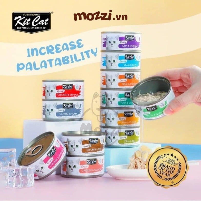 KitCat Pate lon gravy cho mèo