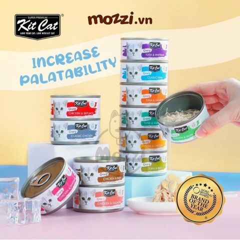  KitCat Pate lon gravy cho mèo 