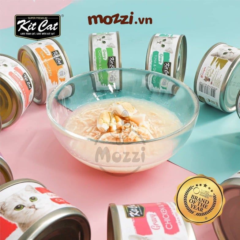 KitCat Pate lon gravy cho mèo