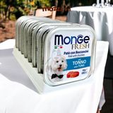  Pate cho chó Monge mix trái cây Hộp 100gr 