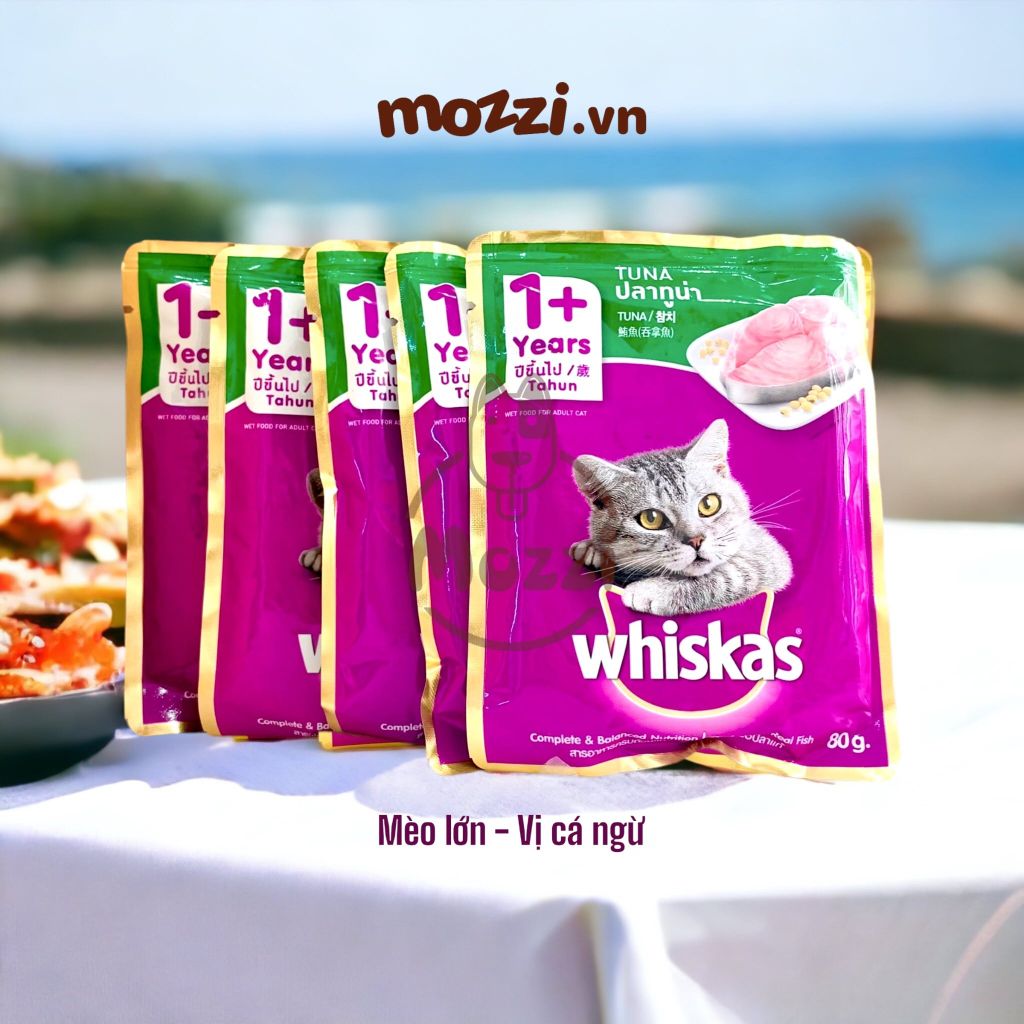 Pate cho mèo Whiskas Gói 80gr
