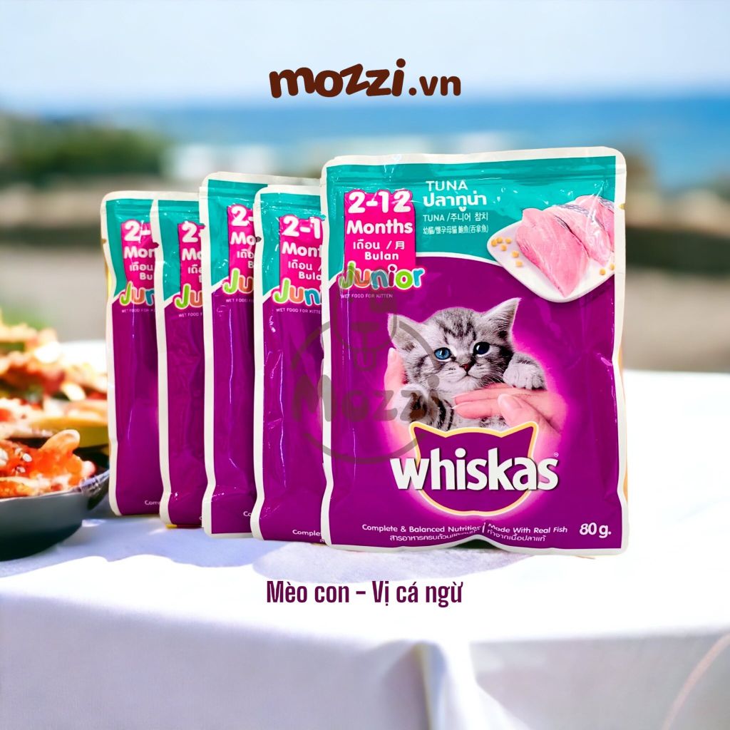 Pate cho mèo Whiskas Gói 80gr