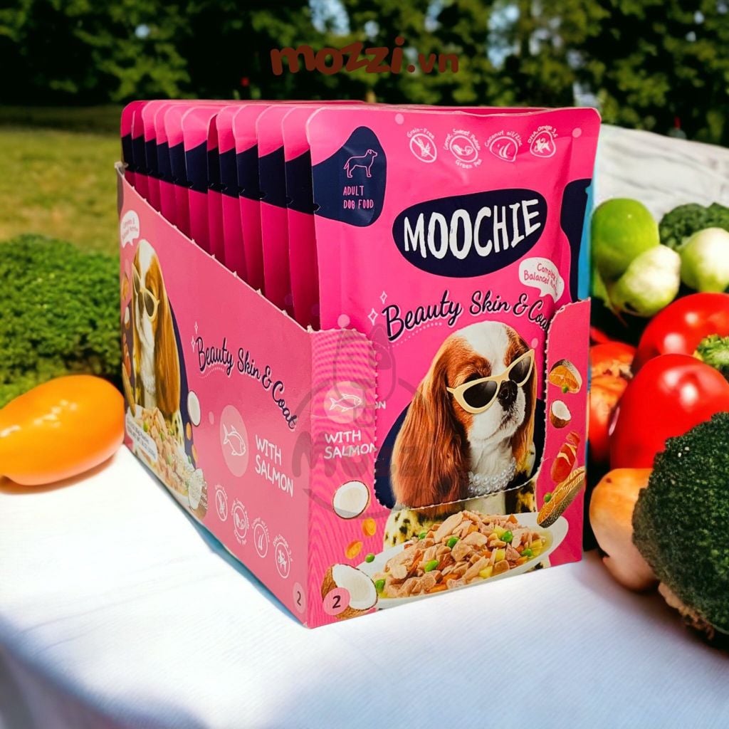 Pate cho chó Moochie Gói 85gr