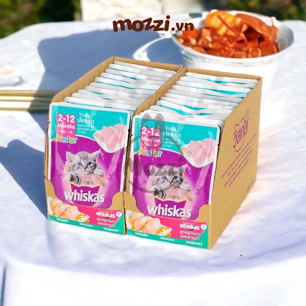 Pate cho mèo Whiskas Gói 80gr