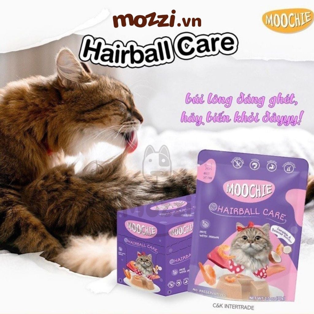 Pate cho mèo Moochie Gói 70gr