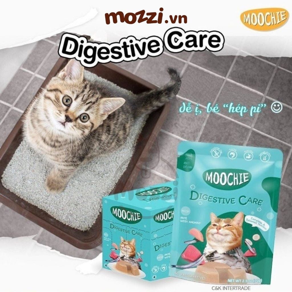 Pate cho mèo Moochie Gói 70gr
