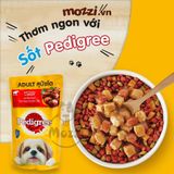  Pate cho chó Pedigree dạng sốt và nhuyễn Gói 130gr 