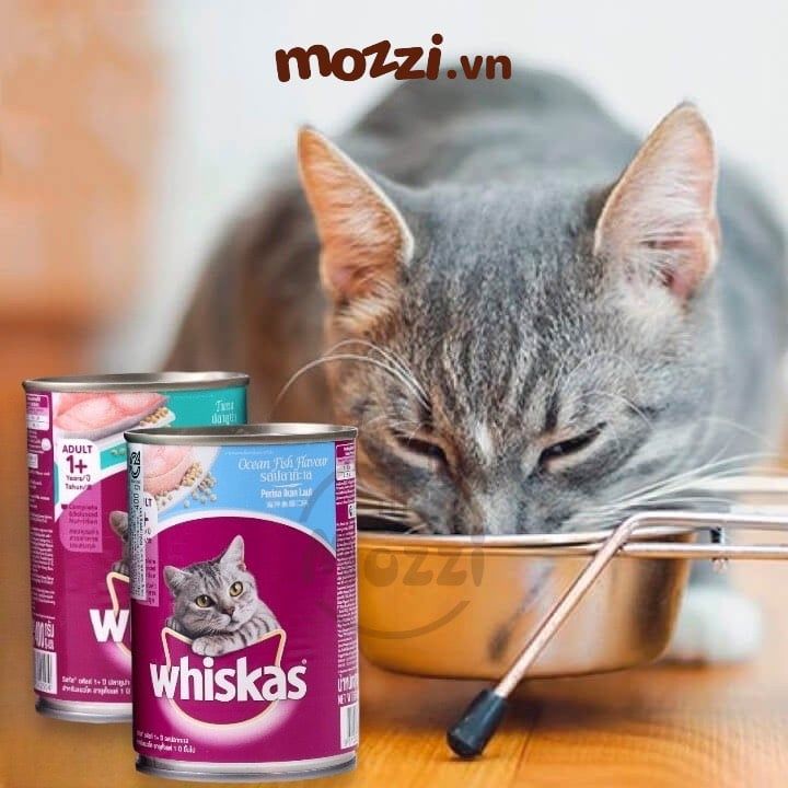 Pate cho mèo Whiskas Lon 400gr