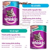  Pate cho mèo Whiskas Lon 400gr 