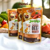  Pate cho chó JerHigh sốt thịt hầm Gói 120gr 