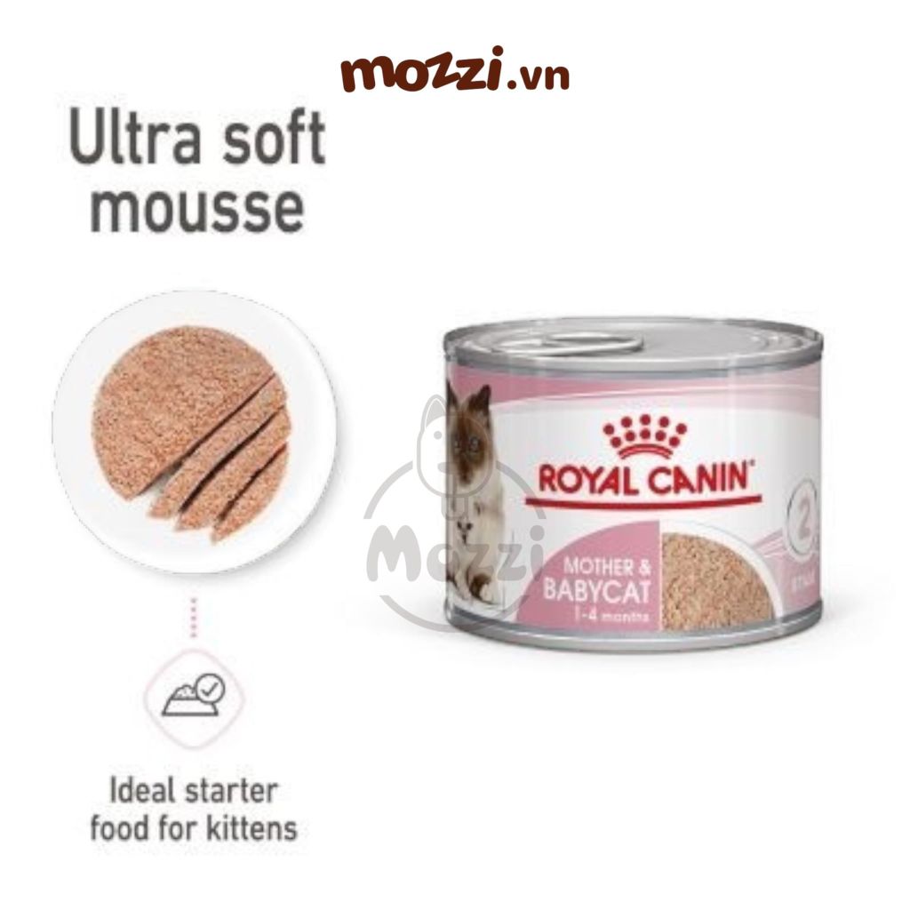 Pate cho mèo Mother & BabyCat Royal Canin Lon 195gr
