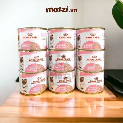  Pate cho mèo Mother & BabyCat Royal Canin Lon 195gr 