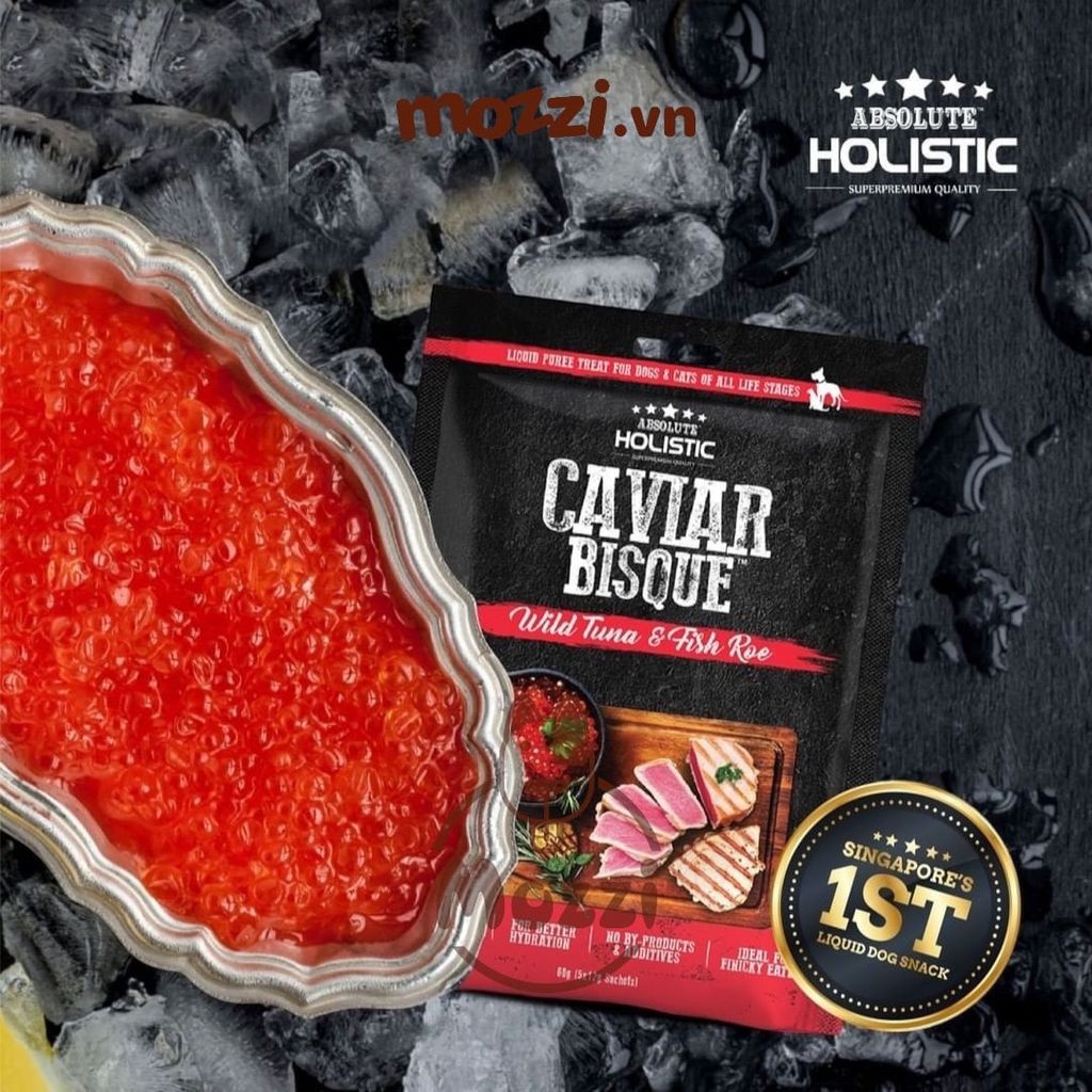 [Gói 5 Thanh] Súp thưởng Cho Chó Mèo Absolute Holistic Bisque