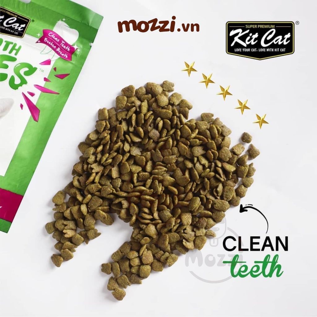 Snack cho mèo Sạch răng thơm miệng Breath Bites KitCat gói 60gr